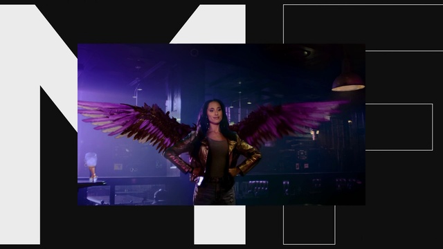 Video Reference: Purple, Flash photography, Violet, Wing, Magenta, Performing arts, Entertainment, Event, Cg artwork, Electric blue