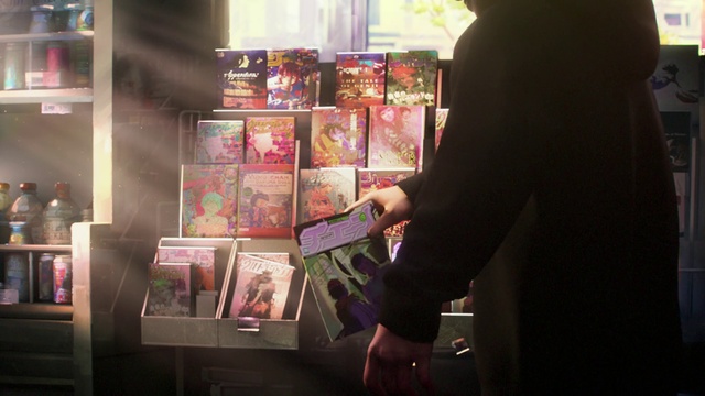 Video Reference: Publication, Picture frame, Art, Magenta, Retail, Event, Visual arts, Room, Artist, Customer