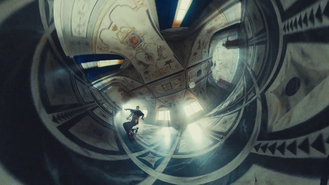 Video Reference: Eye, Light, Art, Circle, Electric blue, Space, Automotive wheel system, Automotive tire, Personal protective equipment, Pattern