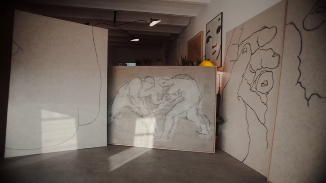 Video Reference: Automotive design, Wood, Interior design, Art, Grey, Flooring, Floor, Sculpture, Glass, Ceiling