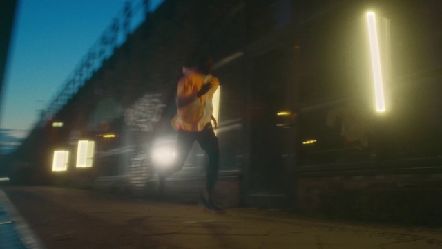 Video Reference: Automotive lighting, Light, Sky, Flash photography, Entertainment, Performing arts, Tints and shades, Asphalt, Midnight, Event