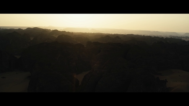 Video Reference: Atmosphere, Sky, Sunlight, Dusk, Natural landscape, Horizon, Landscape, Mountainous landforms, Sunset, Sunrise