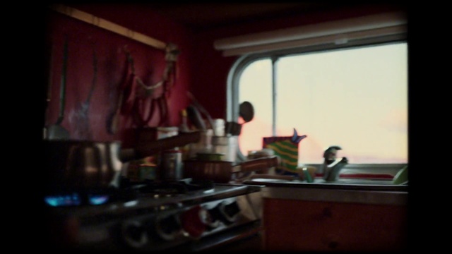 Video Reference: Window, Wood, House, Tints and shades, Cabinetry, Building, Kitchen appliance, Kitchen, Room, Glass