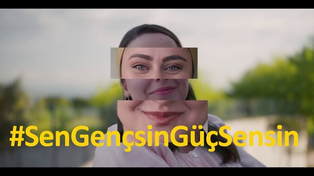 Video Reference: Smile, Jaw, Happy, Gesture, Eyelash, Flash photography, Sky, Font, Leisure, Magenta