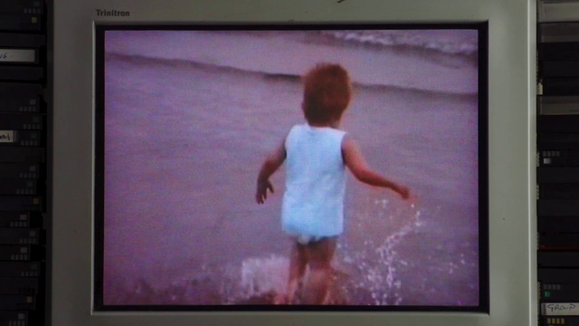 Video Reference: Output device, Rectangle, Gesture, Display device, Art, Technology, Electronic device, Toddler, Television set, T-shirt