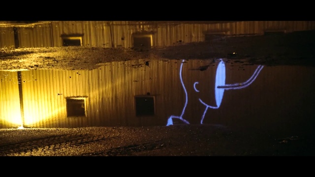 Video Reference: Wood, Art, Road surface, Tints and shades, Building, Graffiti, Electricity, Midnight, Asphalt, Facade