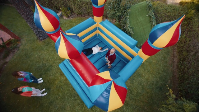 Video Reference: Grass, Leisure, Fun, Red, Recreation, Toy, Games, Electric blue, City, Play