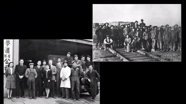 Video Reference: Human, Standing, Black-and-white, Style, Suit, Crowd, Monochrome photography, Monochrome, Flash photography, Crew