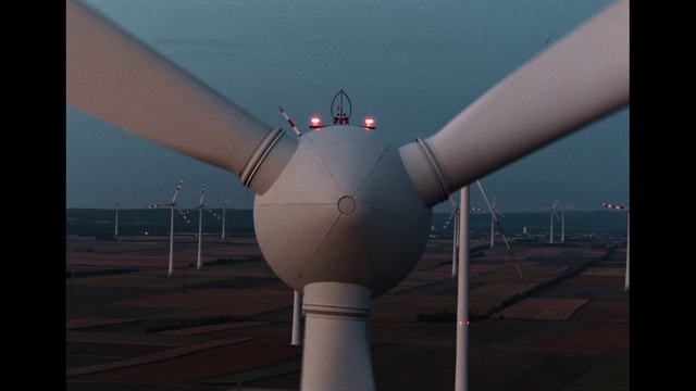 Video Reference: Sky, Line, Propeller, Electricity, Gas, Wind, Vehicle, Propeller, Horizon, Public utility