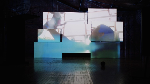 Video Reference: Interior design, Flooring, Art, Material property, Glass, Tints and shades, Ceiling, Wood, Space, Transparent material