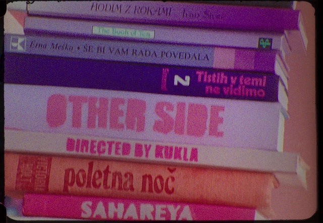 Video Reference: Product, Book, Rectangle, Publication, Pink, Violet, Font, Material property, Shelf, Magenta