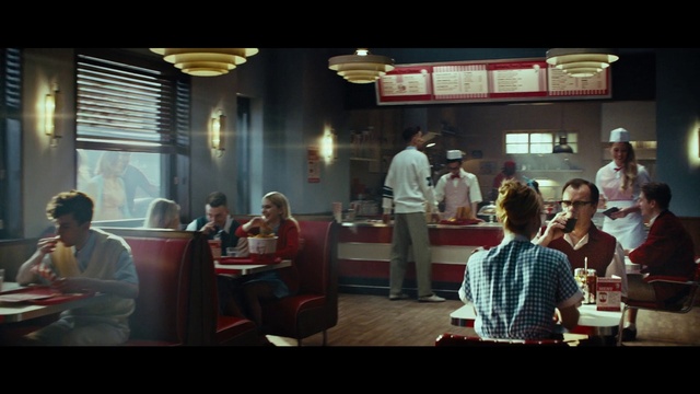 Video Reference: Shirt, T-shirt, Customer, Building, Event, Job, Sharing, Fun, Conversation, Table