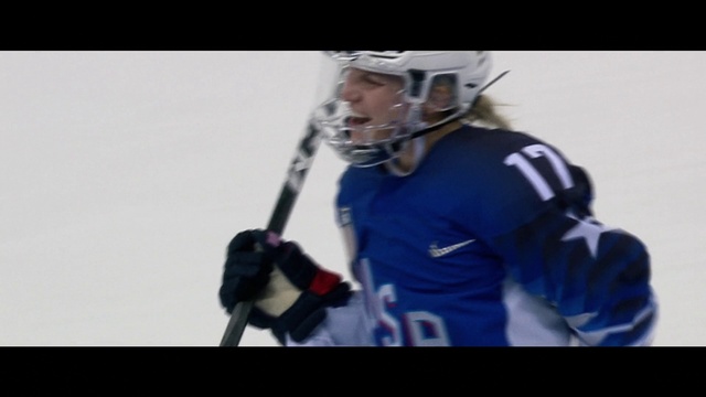 Video Reference: Sports uniform, Hockey protective equipment, Helmet, Sports equipment, Sports jersey, Jersey, Glove, Sports gear, Sleeve, Gesture