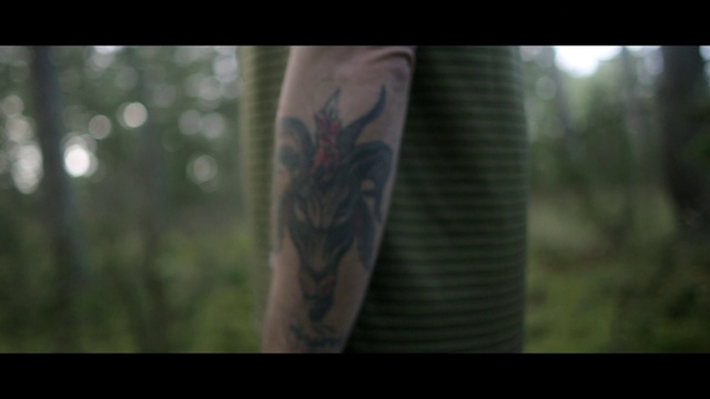 Video Reference: Plant, Sleeve, Eyelash, Temporary tattoo, Grass, Thigh, Tattoo, Font, Elbow, Chest