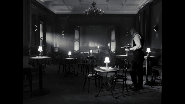 Video Reference: Furniture, Table, Chair, Flash photography, Black-and-white, Style, Building, Entertainment, Monochrome photography, Monochrome