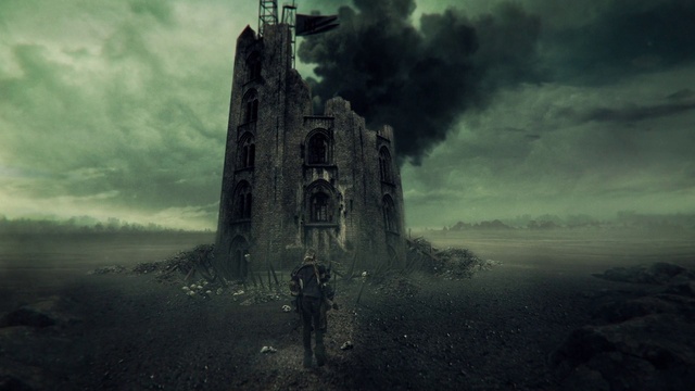 Video Reference: Cloud, Sky, Atmosphere, Building, Plant, Tower, Landscape, Art, Aircraft, Castle