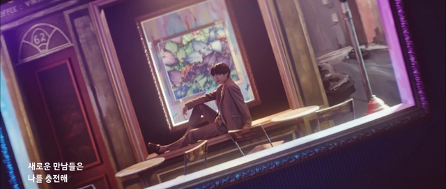 Video Reference: Window, Purple, Interior design, Wood, Art, Tree, Electronic device, Technology, House, Display device