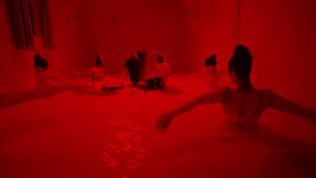 Video Reference: Human body, Orange, Entertainment, Pink, Magenta, Performing arts, Fun, Performance art, Flooring, Art