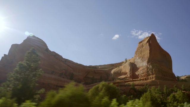 Video Reference: Sky, Mountain, Cloud, Plant, Tree, Natural landscape, Bedrock, Sunlight, Terrain, Formation