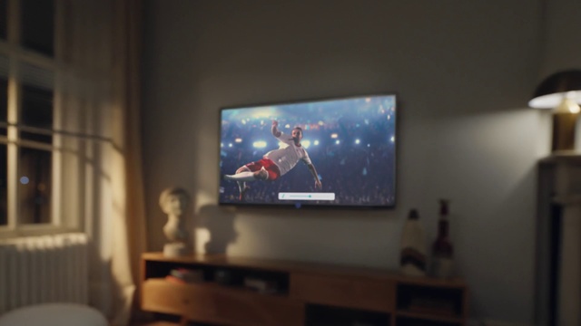 Video Reference: Television, Cable television, Television set, Table, Couch, Flat panel display, Output device, Computer monitor accessory, Gadget, Home appliance