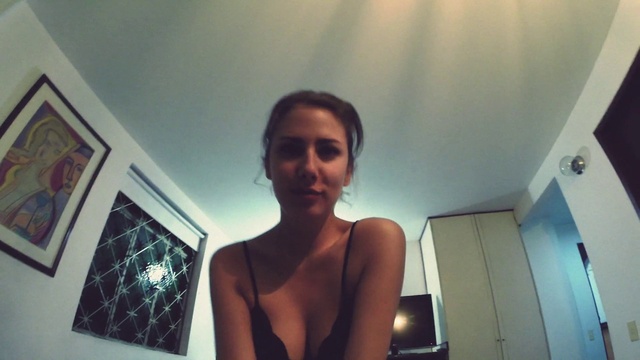 Video Reference: Shoulder, Leg, Smile, Flash photography, Jaw, Standing, Waist, Thigh, Picture frame, Fun