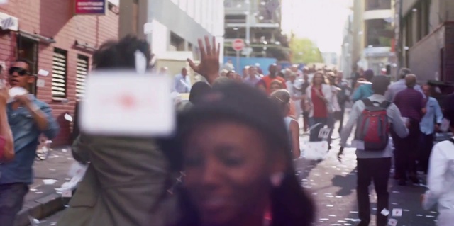 Video Reference: Human, Standing, Fun, City, Crowd, Event, Road, Street, Pedestrian, Recreation