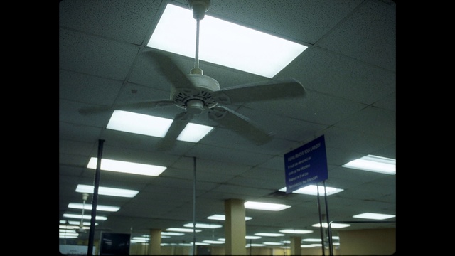 Video Reference: Shade, Electricity, Wall, Fixture, Material property, Ceiling, Gas, Tints and shades, Fluorescent lamp, Beam