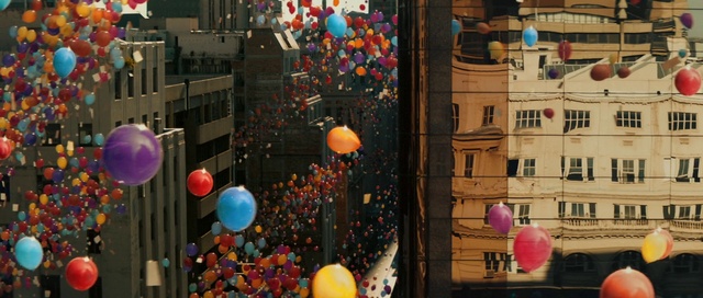 Video Reference: Building, Daytime, Photograph, World, Window, Light, Toy, Balloon, Architecture, Lighting