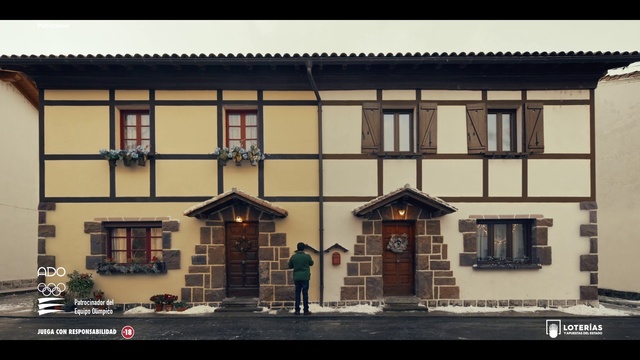 Video Reference: Building, Window, Door, Wood, Facade, House, Tints and shades, Font, Siding, Symmetry