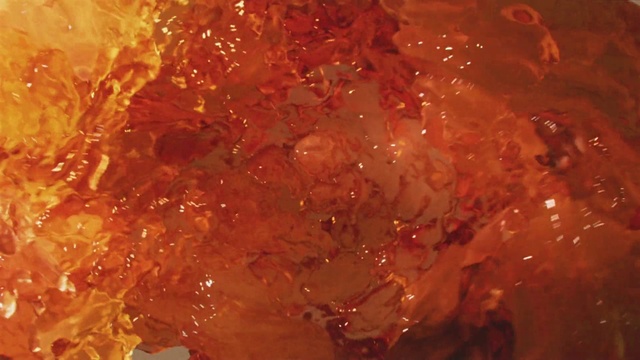 Video Reference: Amber, Orange, Liquid, Ingredient, Close-up, Peach, Deciduous, Flowering plant, Cuisine, Event