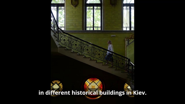 Video Reference: Window, Fixture, Building, Stairs, Font, Tints and shades, Facade, Glass, Door, Symmetry