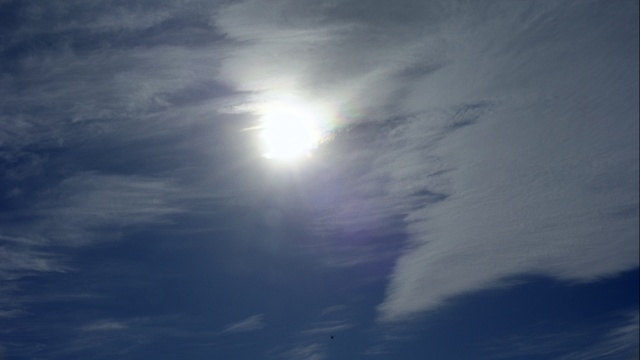 Video Reference: Cloud, Sky, Cumulus, Astronomical object, Tree, Sun, Electric blue, Meteorological phenomenon, Landscape, Lens flare
