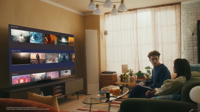 Video Reference: Furniture, Comfort, Interior design, Couch, Living room, Curtain, Lamp, Table, Building, Real estate