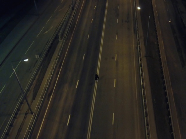 Video Reference: Automotive lighting, Road surface, Asphalt, Wood, Tints and shades, Parallel, Headlamp, Midnight, City, Road