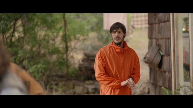 Video Reference: Face, Eye, Flash photography, Sleeve, Happy, People in nature, Smile, Plant, Grass, Wood