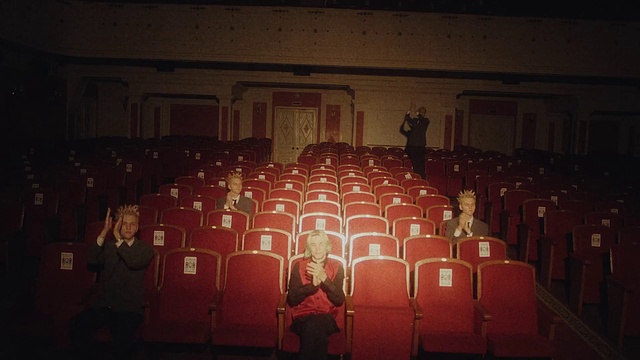 Video Reference: Entertainment, Musical instrument accessory, Chair, Performing arts, Event, Music, Font, Crowd, Music venue, Darkness