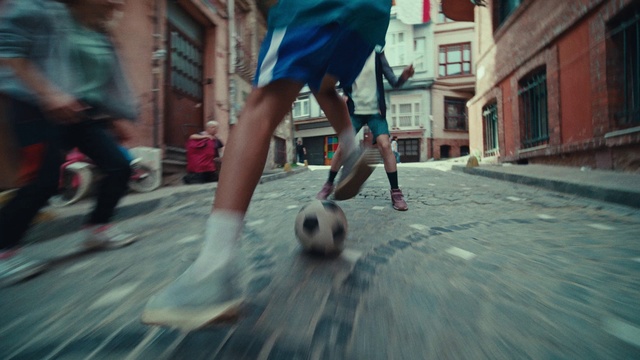 Video Reference: Sports equipment, Shorts, Soccer, Football, Street football, Ball, Window, Street stunts, Soccer ball, Recreation