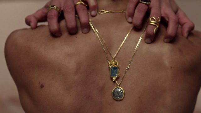 Video Reference: Hand, Arm, Body jewelry, Neck, Human body, Eyewear, Finger, Gesture, Yellow, Religious item