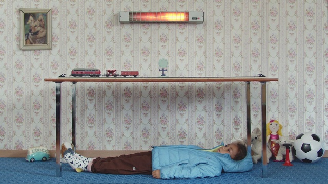 Video Reference: Comfort, Wood, Floor, Wall, Red, Flooring, Picture frame, Leisure, Rectangle, Room