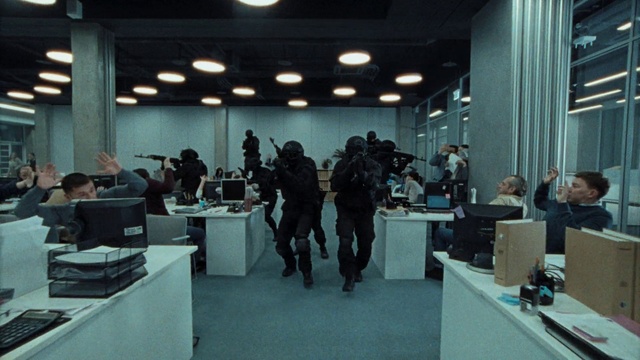 Video Reference: Table, Chair, Automotive design, Standing, Desk, Event, Suit, Job, Room, Laptop