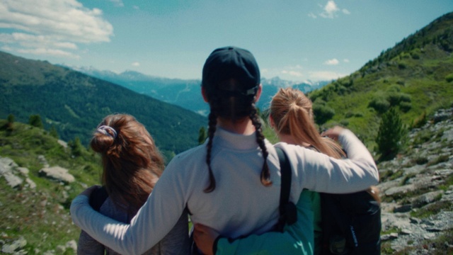 Video Reference: Cloud, Sky, Mountain, Plant, Highland, People in nature, Outdoor recreation, Travel, Leisure, Recreation