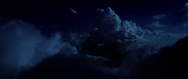 Video Reference: Cloud, Sky, Atmosphere, Cumulus, Geological phenomenon, Dusk, Midnight, Electric blue, Darkness, Space