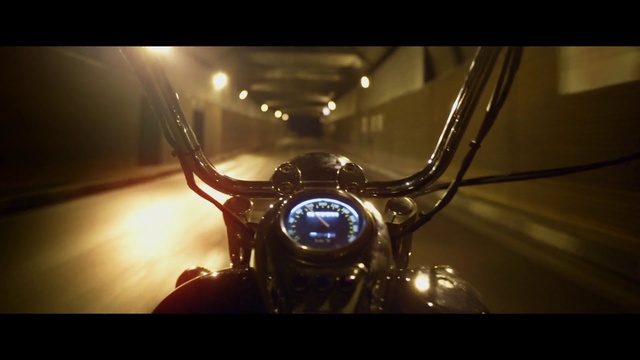 Video Reference: Automotive lighting, Flash photography, Sky, Headlamp, Motorcycle, Auto part, Darkness, Windshield, Rim, Electric blue