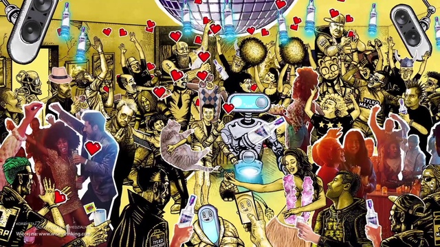 Video Reference: Product, Textile, Organism, Art, Public space, Headgear, Wall, Crowd, Human settlement, Event