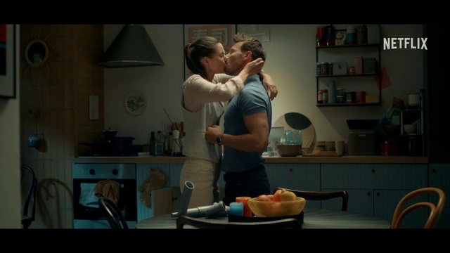 Video Reference: Gesture, Flash photography, Cabinetry, Countertop, Shelf, Kitchen, Fun, Kiss, Art, Abdomen