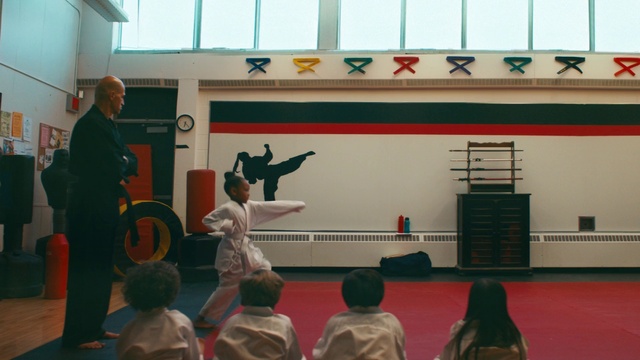 Video Reference: Trousers, T-shirt, Event, Art, Fun, Chair, Kung fu, Leisure, Teacher, Kindergarten