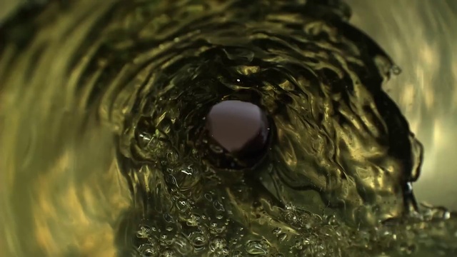 Video Reference: Water, Liquid, Fluid, Circle, Grass, Solvent, Close-up, Macro photography, Metal, Drop