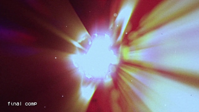 Video Reference: Atmosphere, Flower, Purple, Sky, Petal, Astronomical object, Gas, Lens flare, Electric blue, Space