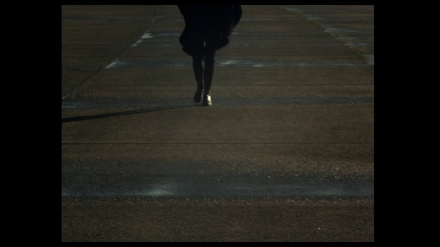 Video Reference: Road surface, Asphalt, Flooring, Tints and shades, Rectangle, Foot, Human leg, Fashion accessory, Road, Shadow