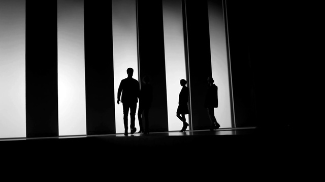 Video Reference: Gesture, Flash photography, Tints and shades, Rectangle, Event, Font, Monochrome photography, Backlighting, Monochrome, Darkness